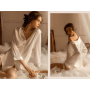 Халат из шелкового атласа высокой плотности HAL032